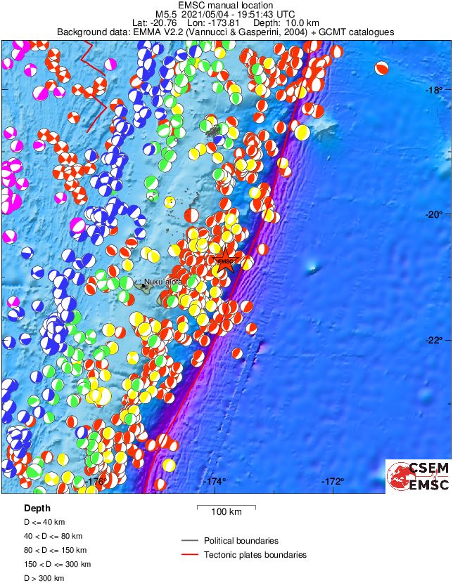 Regional moment Tensor