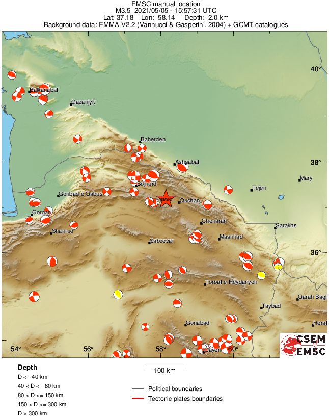Regional moment Tensor
