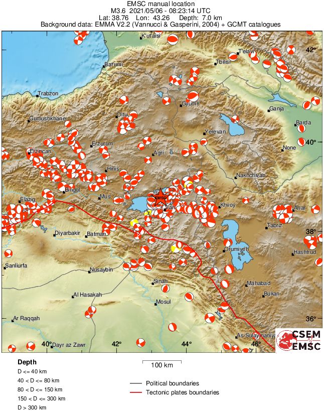Regional moment Tensor