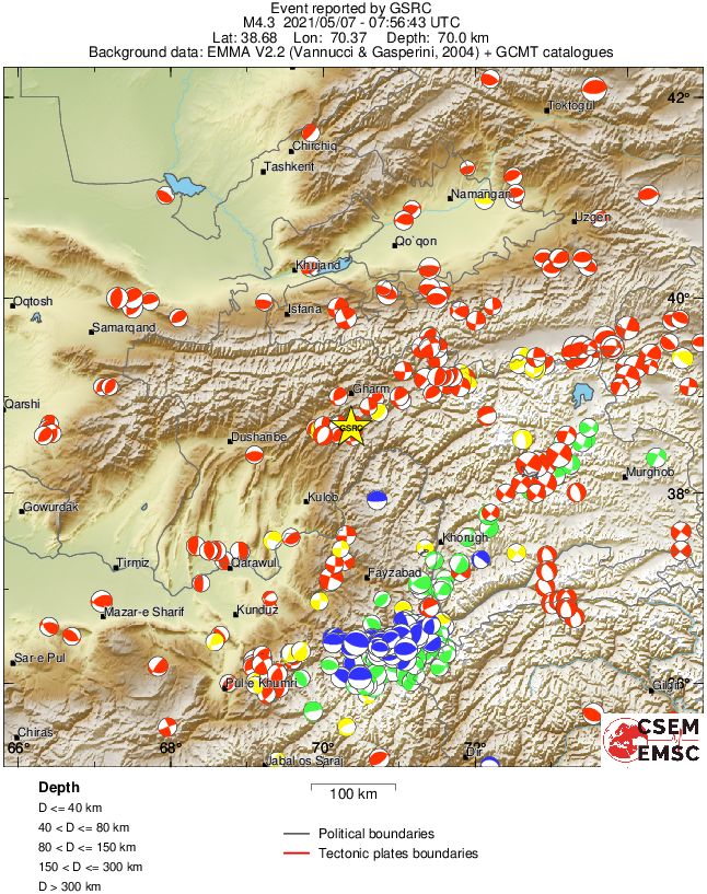 Regional moment Tensor