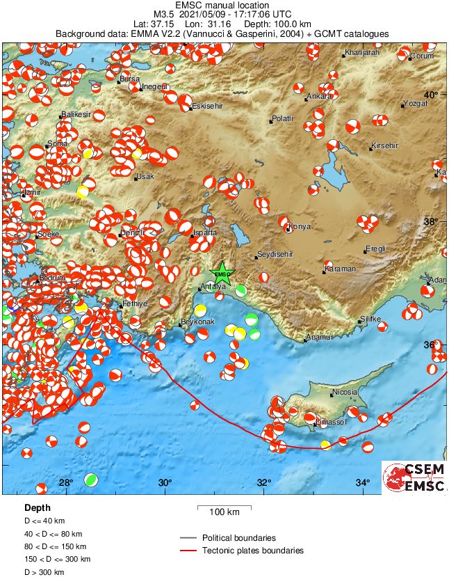 Regional moment Tensor