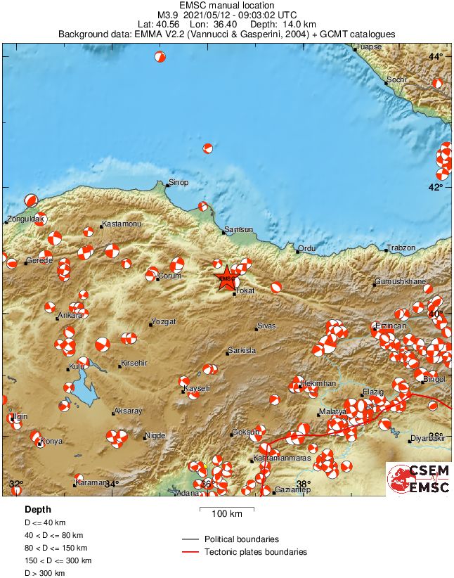 Regional moment Tensor