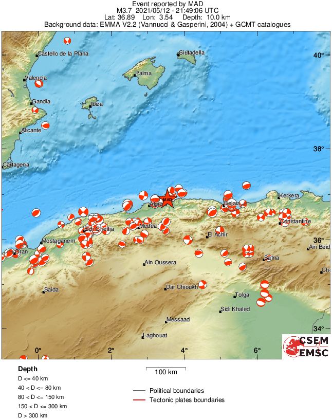 Regional moment Tensor