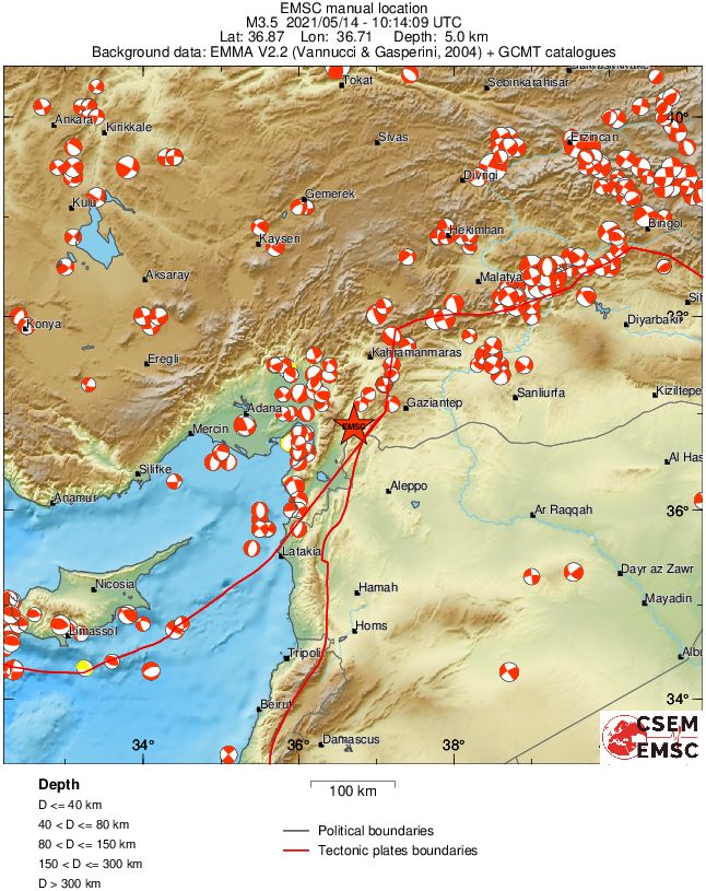 Regional moment Tensor