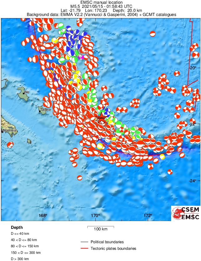 Regional moment Tensor