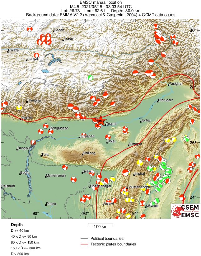 Regional moment Tensor