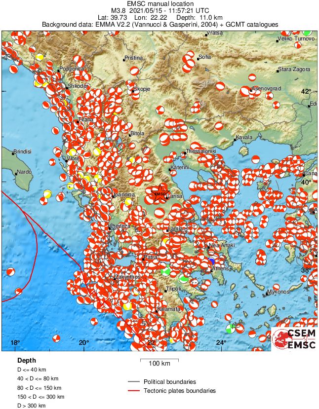 Regional moment Tensor