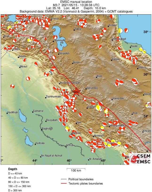 Regional moment Tensor