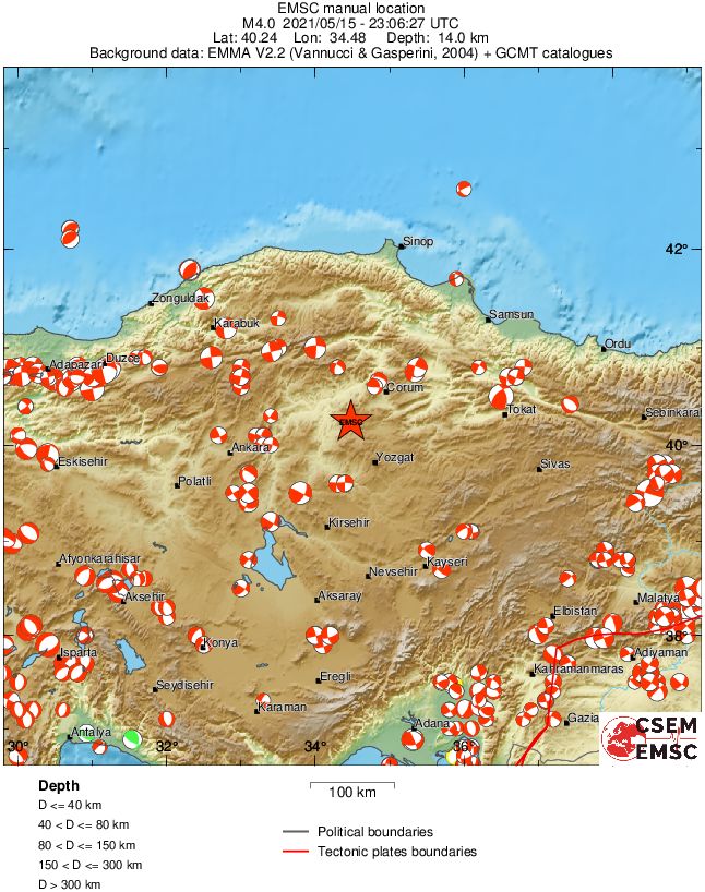 Regional moment Tensor