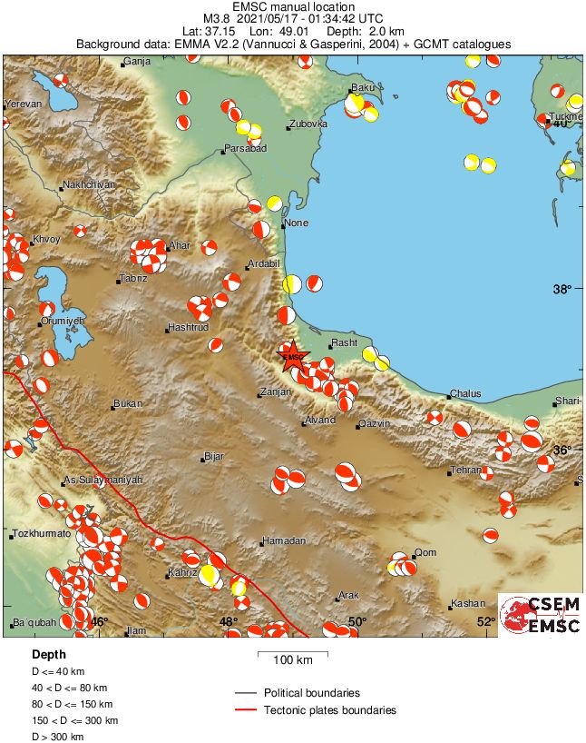 Regional moment Tensor