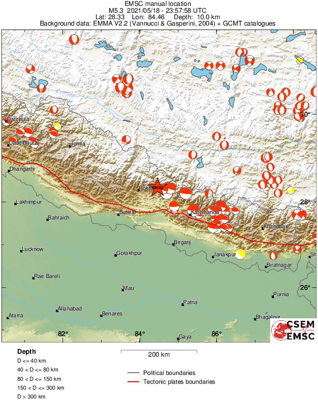 Regional moment Tensor
