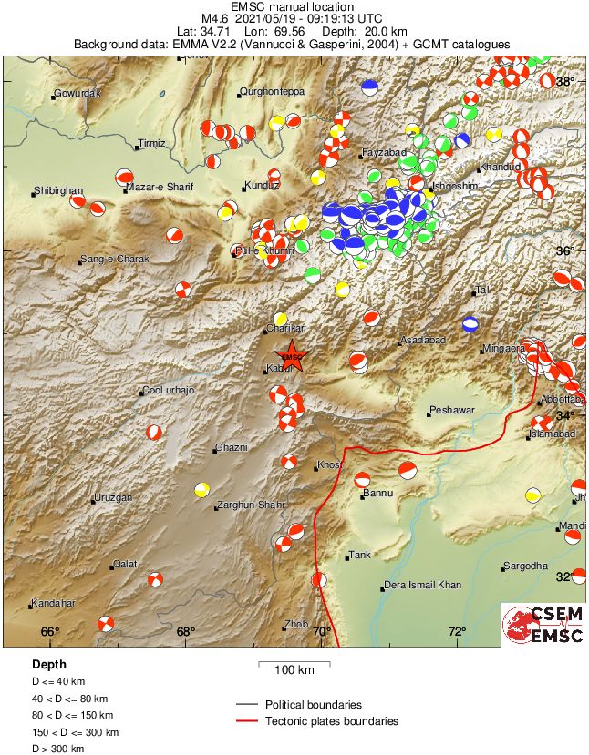 Regional moment Tensor