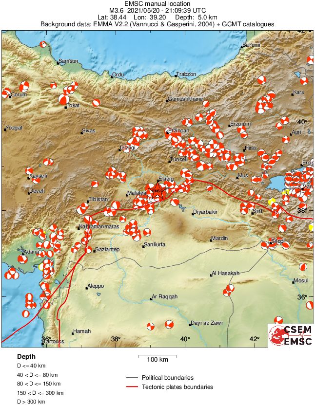 Regional moment Tensor