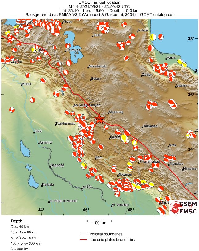 Regional moment Tensor