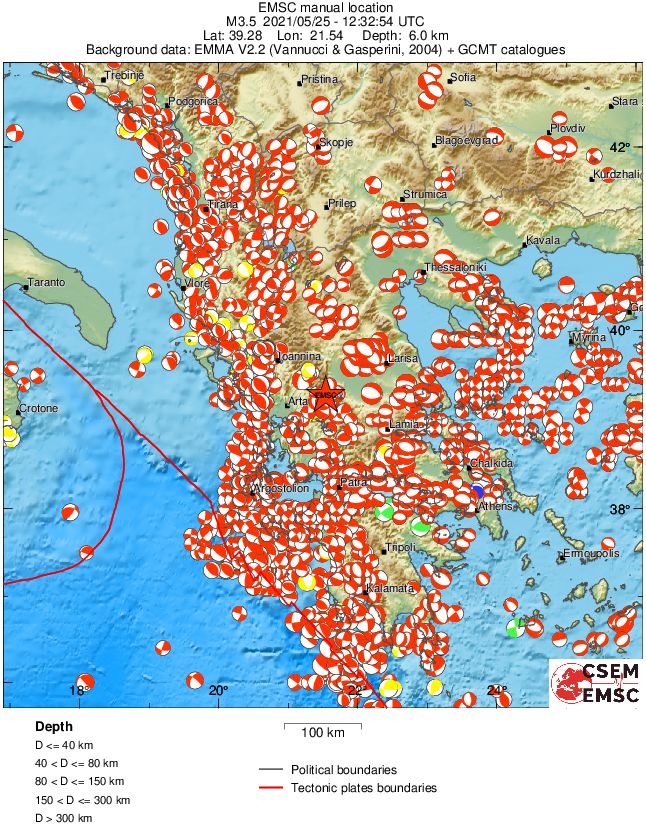Regional moment Tensor