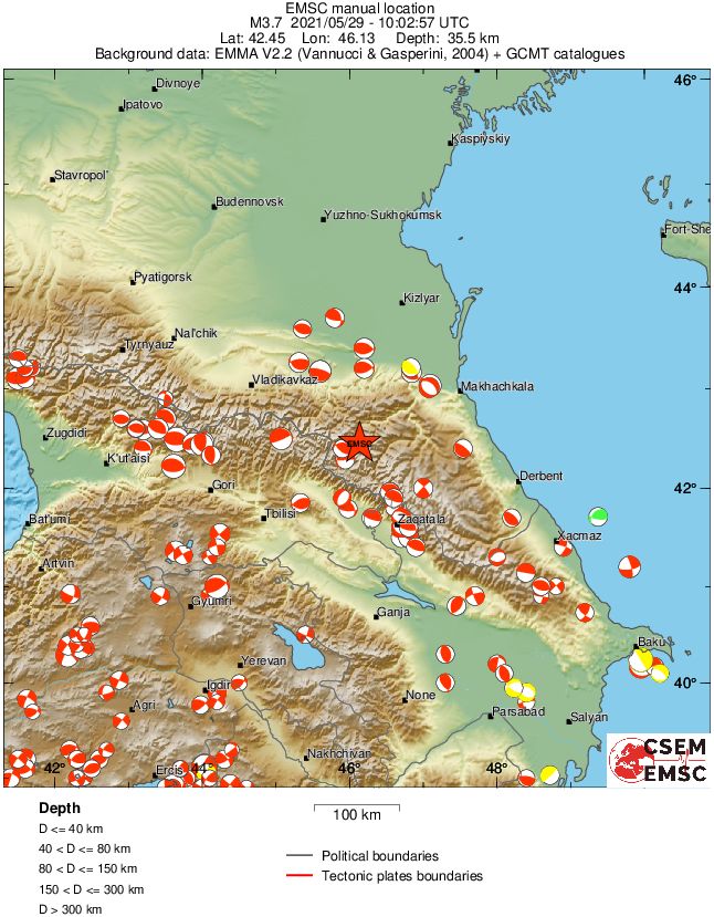 Regional moment Tensor