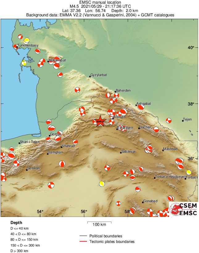 Regional moment Tensor