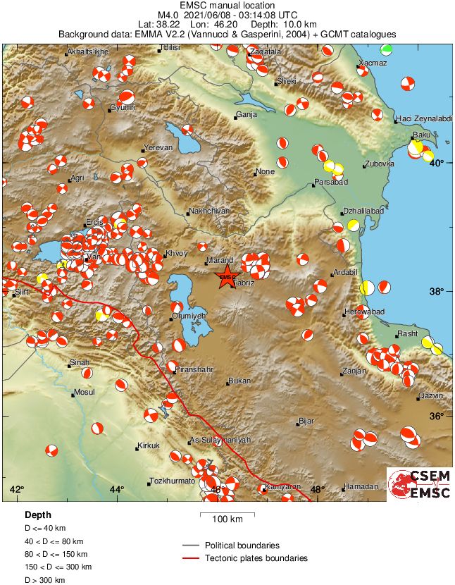 Regional moment Tensor