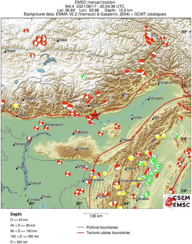 Regional moment Tensor