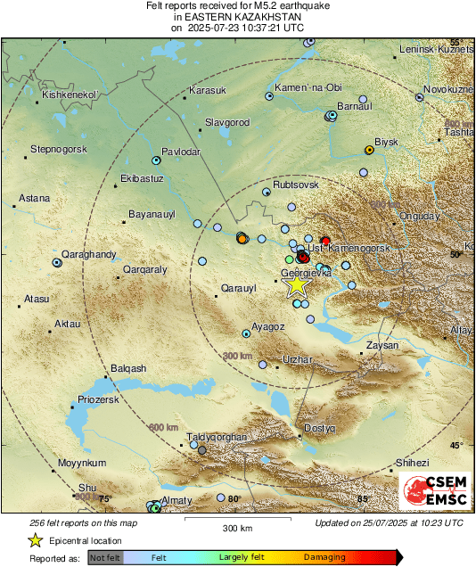 intensity map