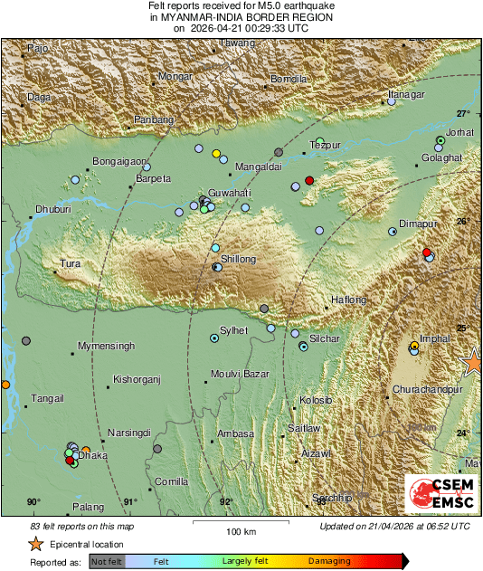 intensity map